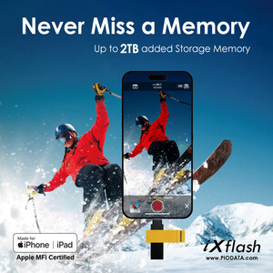 Vinpower now offers 2TB capacity across their full series of Apple MFi iXflash and iXflash Cube secure mobile flash drives.