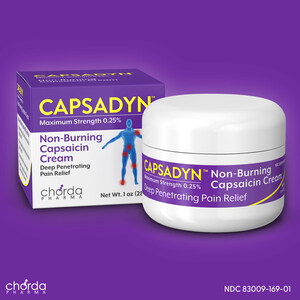 Capsadyn® Expands Distribution With Amazon Launch, Quickly Ranking as #1 New Release in Arthritis Pain Relief
