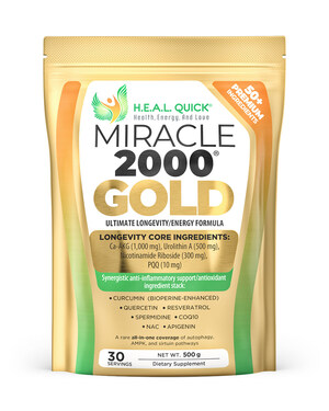 New Miracle 2000 Gold Formula Debuts to Support Long-Term Wellness and Daily Energy