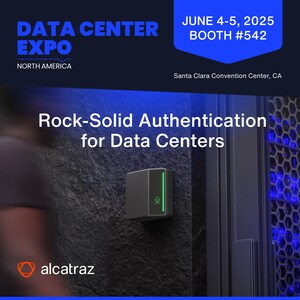 Alcatraz Showcases Rock-Solid Facial Authentication Technology at Data Center Expo North America