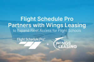 Flight Schedule Pro Partners with Wings Leasing to Help Flight Schools Access Capital to Grow Their Fleets