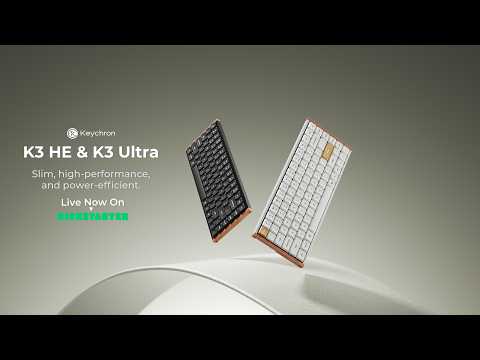 Keychron launches campaign for two new K3 low-profile custom keyboards with distinct performance philosophies