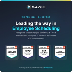 MakeShift Earns G2 Winter 2026 Enterprise Awards for Fast Deployment, Measurable ROI, and Exceptional Customer Experience