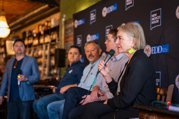 The New Mexico at the New Mexico House in Austin during SXSW 2025. Photo courtesy of NM House.