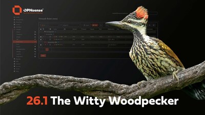 OPNsense® 26.1 The Witty Woodpecker release