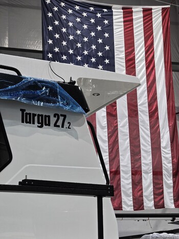 Targa 27.2 In the U.S. waiting for Inspection