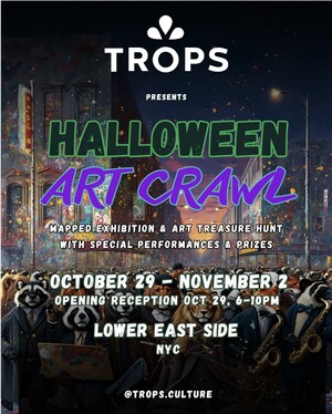 Trops App Launches With Halloween Art Crawl, Turning NYC's Lower East Side Into a Live Art Treasure Hunt